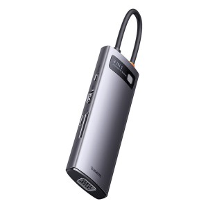 هاب و رم ریدر Baseus StarJoy Series WKWG050013 Type-C To USB3.0/HDMI/VGA/Type-C/SD/TF