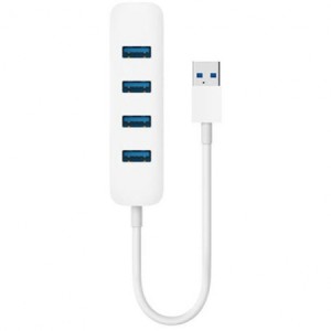 هاب 4 پورت شیائومی Xiaomi XMFXQ01QM USB3.0 Hub طول 24 سانتی متر
