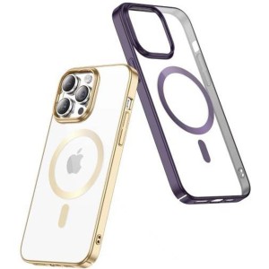 قاب محافظ مگ سیف گرین لاین آیفون Apple iPhone 14 Pro Green Lion Delgado Chrome