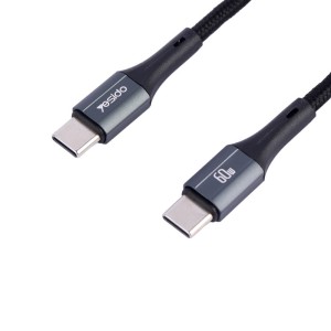 کابل تبدیل فست شارژ Yesido CA96 Type-C To Type-C PD 60W 1.2m