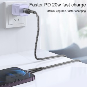 کابل تبدیل فست شارژ Yesido CA155 Type-C To Lightning PD 20W 1m