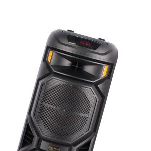 اسپیکر چمدانی بلوتوثی رم و فلش خور Royal sound RS-D41 + میکروفون و ریموت کنترل
