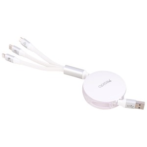 کابل 3 سر فست شارژ Yesido CA-117 2.4A 1.2m