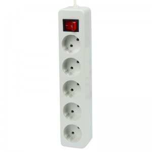 چند راهی 5 خانه برق کشیده الکترو فاز Electro Faz با کابل 1٫5 متری