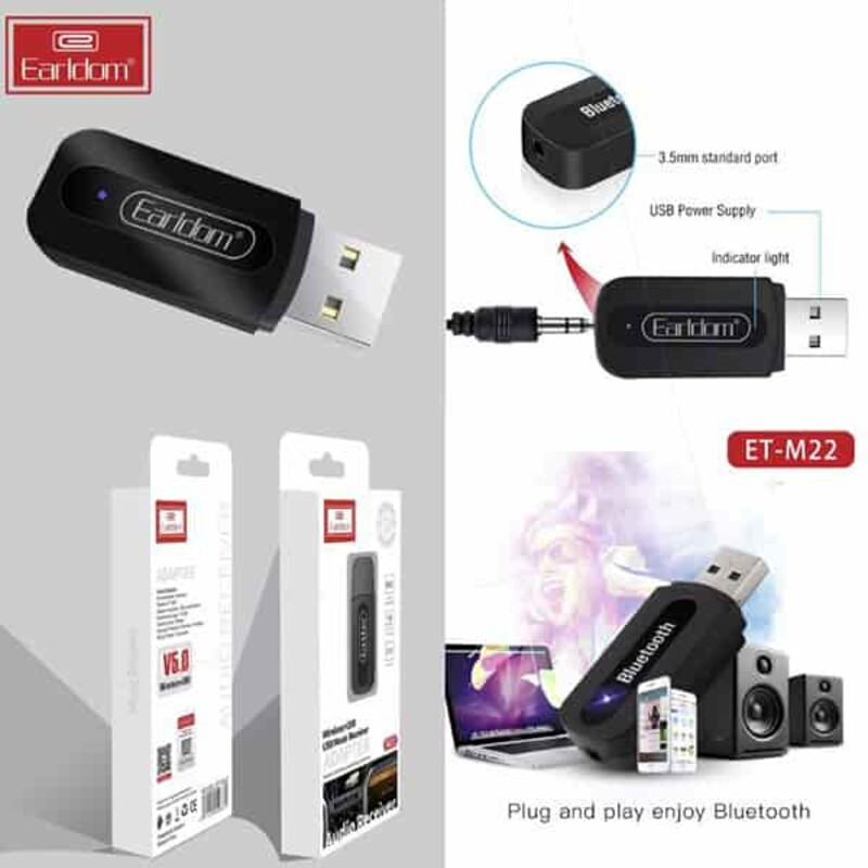 دانگل بلوتوث خودرو EARLDOM M22 USB