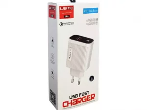 شارژر دیواری LEITU LH6 + کابل میکرو