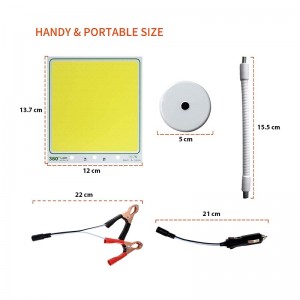 چراغ کمپینگ Light 360 پایه دار مدل TM-08 COB