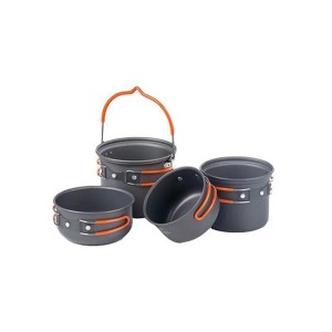 ست ظروف کوهنوردی 4 نفره نیچرهایک مدل NH18T018-G