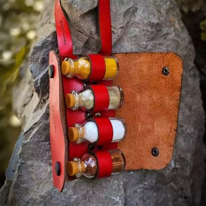 کیف ادویه چرم طبیعی لیموکمپ کد 1152