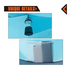 چادر مسافرتی 3 نفره اتوماتیک کینگ کمپ MONZA مدل KT3095