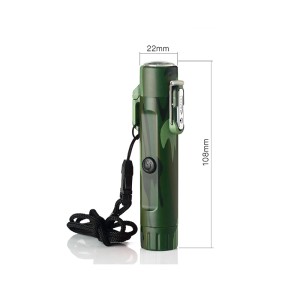 چراغ قوه شارژی فندک دار مدل USB Arc Lighter