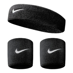 ست مچ بند و هدبند حوله ای نایکی مدل NIKE -NS5975.02 | مشکی