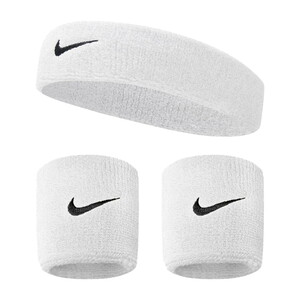 ست مچ بند و هدبند حوله ای نایکی مدل NIKE -NS5975.01 | سفید