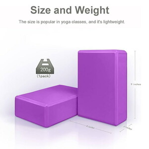 آجر بدنسازی یوگا گیاهی بسته دو عددی | Yoga Bricks | اورجینال | صورتی