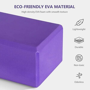 آجر بدنسازی یوگا گیاهی بسته دو عددی | Yoga Bricks | اورجینال | صورتی