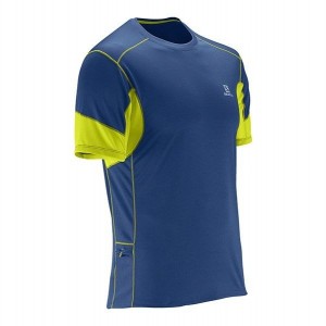 تی شرت مردانه سالومون مدل Agile SS TEE M Midnight