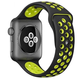 ساعت هوشمند اپل واچ سری 2 مدل Nike Plus 42mm Space Gray with Black/Volt Band