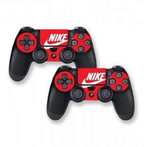 برچسب افقی پلی استیشن 4 مدل RED NIKE