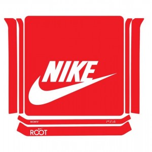 برچسب افقی پلی استیشن 4 مدل RED NIKE