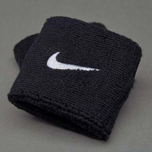 مچ بند نایکی مدل Swoosh بسته دو عددی رنگ مشکی