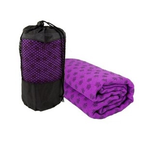 زیرانداز یوگا حوله ای مدل YOGA Mat رنگ بنفش