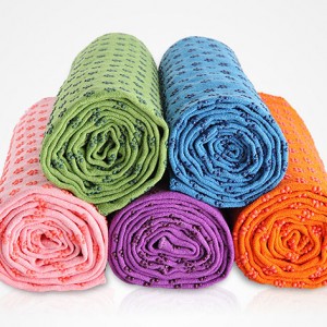 زیرانداز یوگا حوله ای مدل YOGA Mat رنگ نارنجی