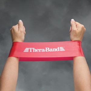 کش پیلاتس مینی لوپ حرفه ای ترابند Thera-Band رنگ قرمز