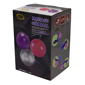 توپ بدنسازی نیم خار GYM BALL رنگ قرمز قطر 75cm