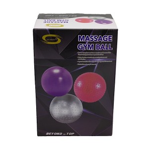 توپ بدنسازی نیم خار GYM BALL رنگ آبی قطر 85cm