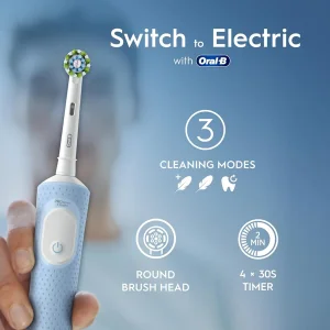 مسواک برقی اورال بی مدل ویتالیتی پرو  Vitality Pro  آبی