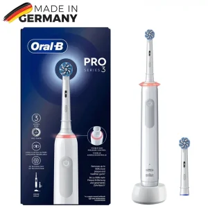 مسواک برقی اورال بی مدل PRO SERIES 3 سفید + یک عدد سری اضافه