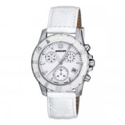 ساعت مچی زنانه ونگر مدل  Wenger 70744 Sport Elegance Chrono Mother-Of-Pearl Dial White Leather