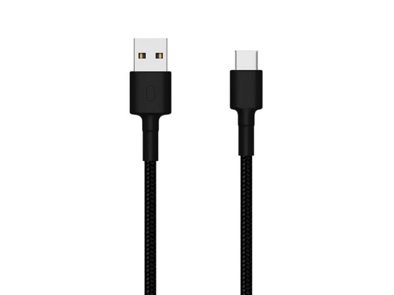 کابل شارژ و انتقال داده تایپ سی شیائومی Xiaomi SJX10ZM Type-C Braided Cable 1m