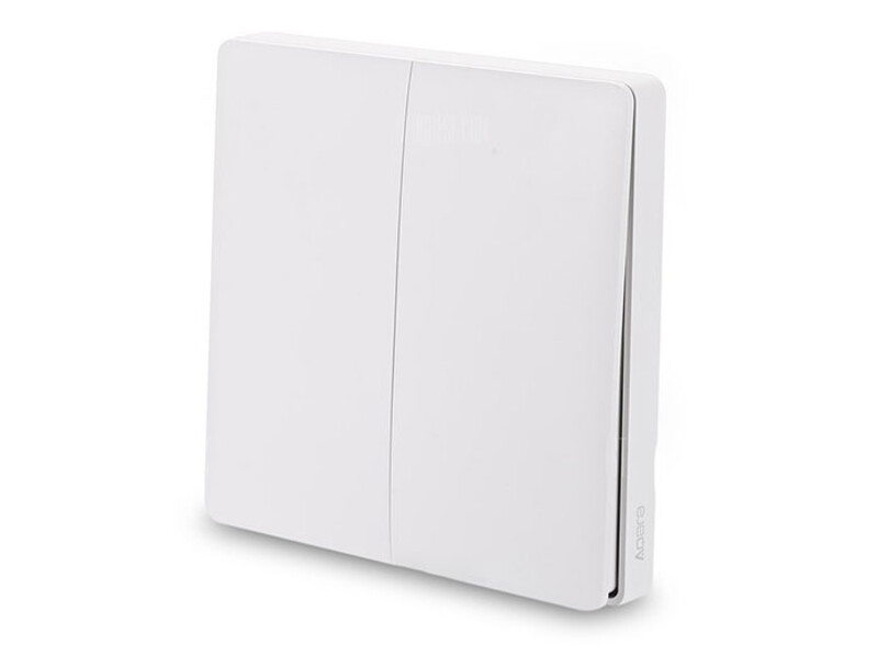 کلید هوشمند دو پل بی سیم شیائومی Xiaomi WXKG02LM Aqara Smart Light Switch Wireless Version