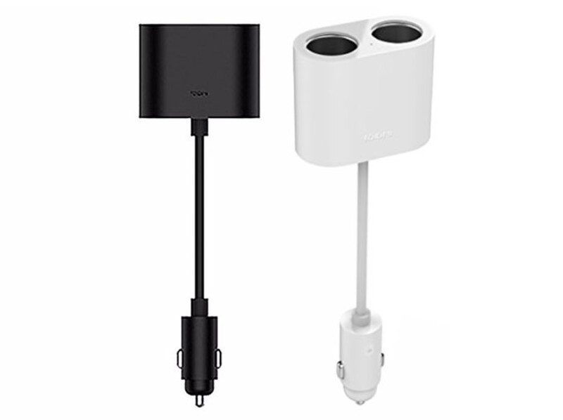 مبدل شارژر فندکی شیائومی Xiaomi Roidmi 1 to 2 Car Charger Adapter DYQ01RM