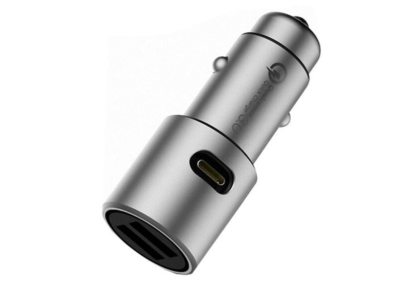 شارژر فندکی سریع شیائومی Xiaomi CZCDQ02ZM QC3.0 Metal Car Charger