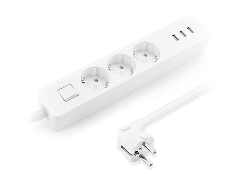 چند راهی و شارژر شیائومی 3 سوکت و 3 یو اس بی Xiaomi XMCXB04QM Mi Power Strip EU Plug