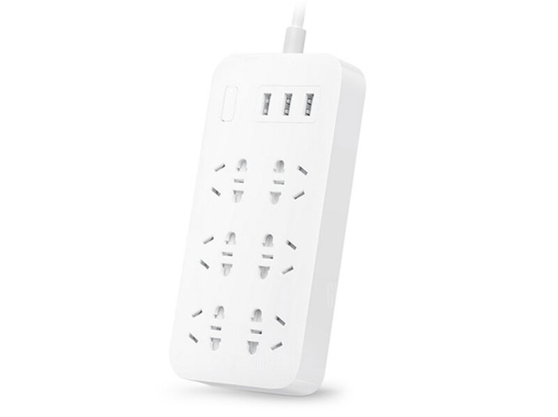 چند راهی و شارژر شیائومی 6 سوکت و 3 یو اس بی Xiaomi CXB6-1QM Power Strip