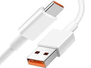 کابل شارژ سریع تایپ سی شیائومی Xiaomi 6A Type-C Fast Charge Cable 1m
