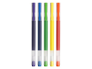 بسته 5 تایی خودکار شیائومی Xiaomi Mi mjzxb03wc jumbo Colourful pengel pens