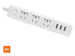 قیمت چند راهی سه سوکت و سه یو اس بی شیائومی  Xiaomi Mi Power Strip Xmcxb01QMN Europlug XMCXB01QMN