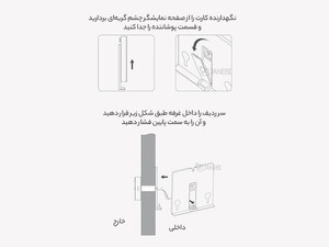 خرید زنگ تصویری شیائومی Xiaomi  LSC-M1S smart cat eye 1s video doorbell