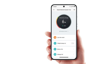 کنترل نرم افزاری  Xiaomi Electric Scooter 4 Go with a 450W motor and 18km range