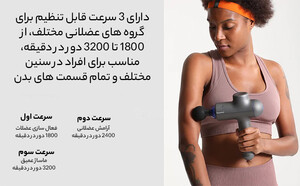 ماساژور تفنگی قابل حمل شیائومی Xiaomi YMJM-420T Fascia Massage Gun