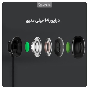 هندزفری با سیم گیمینگ شیائومی Xiaomi Black Shark in- Ear Gaming Headphones BE08