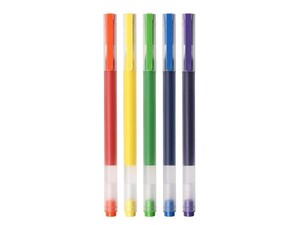 بسته 5 تایی خودکار شیائومی Xiaomi Mi MJBWB03WC Super Durable Writing Gel Pen