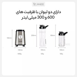 مخلوط کن شیائومی با دو لیوان Xiaomi Ocooker Portable Juicer