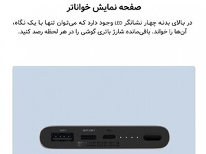 پاور بانک سریع شیائومی Xiaomi PLM12ZM Power Bank V3 10000mAh