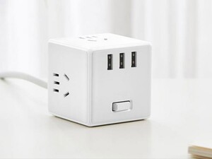 چند راهی مکعبی دارای سیم میجیا شیائومی Xiaomi Mijia Cube Shape Socket Power Converter