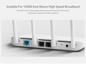 روتر بی سیم شیائومی Xiaomi Mi R4 Router 4 Gigabit Ethernet 2.4/5G Dual Band